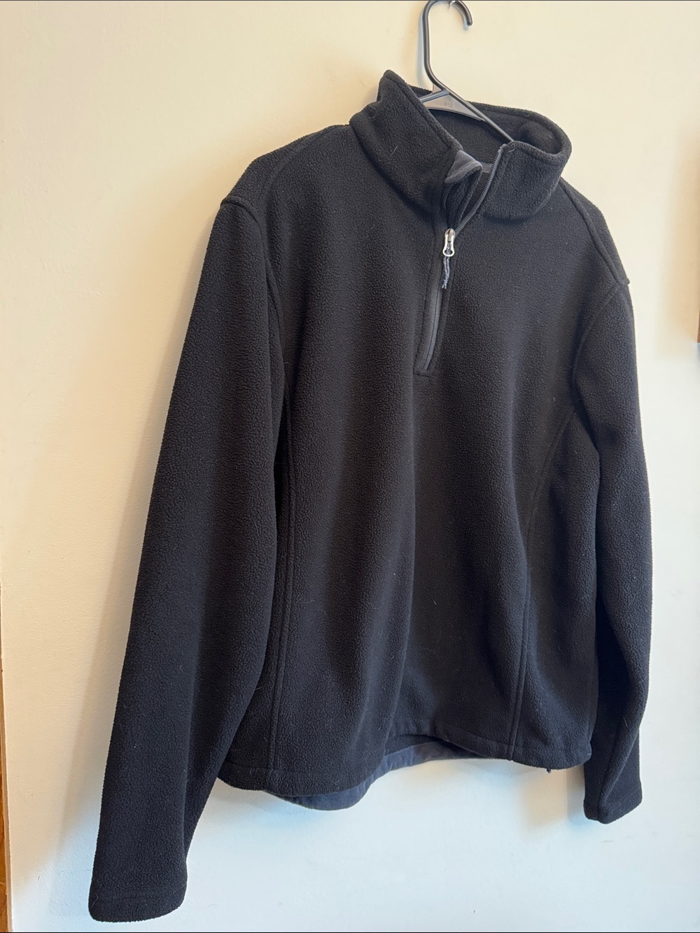 Port Authority Men's Black Half-Zip Fleece Pullover